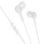 Проводные наушники HOCO M104 Gamble, Jack 3.5mm, 1.2 м, белый