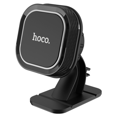 Автомобильный держатель HOCO CA53 Intelligent, магнитный, на приборную панель, черный+серый