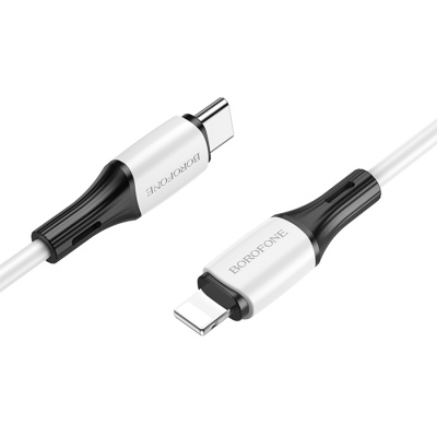 Кабель USB-C BOROFONE BX79 Type-C - Lightning, 20W, 1 м, белый