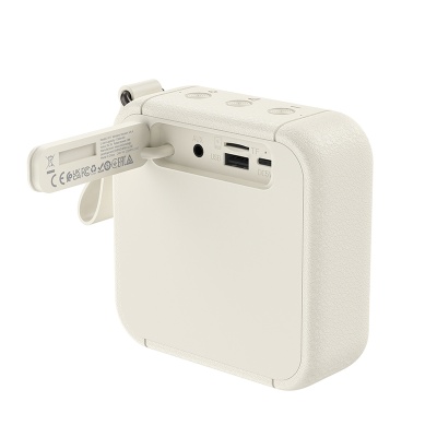 Портативная колонка HOCO HT1 Marquis, Bluetooth 5.4, белый
