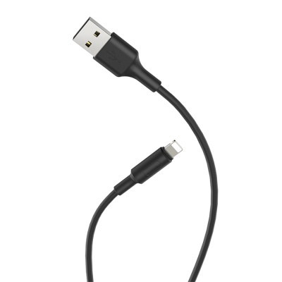 Кабель USB HOCO X25 Soarer USB - Lightning, 2А, 1 м, черный