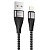 Кабель USB HOCO X57 Blessing USB - Lightning, 2.4А, 1 м, черный