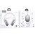 Беспроводные наушники накладные HOCO W65 Happy, Bluetooth, серебристый