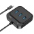 USB HUB разветвитель HOCO HB31 Easy 4 в 1 Type-C (m) - 4xUSB3.0 (f), 20 см, черный