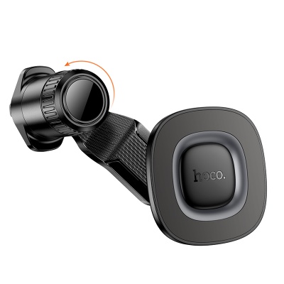 Автомобильный держатель HOCO H74 Crown, магнитный, на воздуховод, черный+серый металлик