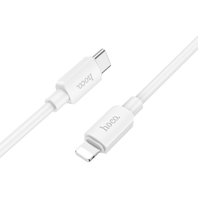 Кабель USB-C HOCO X96 Hyper Type-C - Lightning, 20W, 1 м, белый