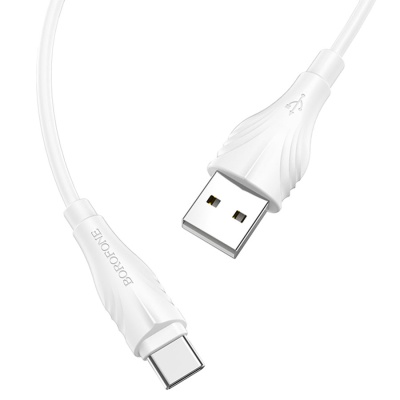 Кабель USB BOROFONE BX18 Optimal USB - Type-C, 1.6А, 3 м, белый