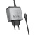 Сетевое зарядное устройство BOROFONE BN22 Lena 1xUSB + 2xUSB-C с Кабелем Type-C - Type-C, 3A, 65W, серый металлик
