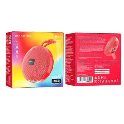 Портативная колонка BOROFONE BR27 Dear, Bluetooth 5.1, красный