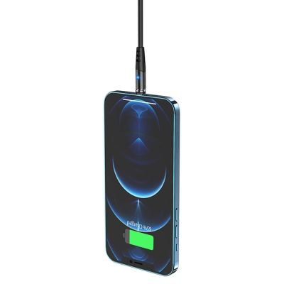 Кабель USB HOCO X60 Honorific USB - Lightning магнитный, 2А, 1 м, черный