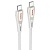 Кабель USB-C HOCO U133 Monte Type-C - Type-C, 3A, 60W, 1.2 м, серый