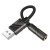 Переходник/Адаптер BOROFONE BV23 Dignity USB2.0 (m) - Jack 3,5 (f), 15 см, черный