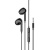 Проводные наушники BOROFONE BM30 Max Acoustic, Jack 3.5mm, 1.2 м, черный