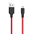 Кабель USB HOCO X21 Silicone USB - MicroUSB, 2А, 1 м, красный+черный