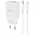 Сетевое зарядное устройство BOROFONE BA56A Lavida 1xUSB + 1xUSB-C с Кабелем Type-C - Lightning, 3.0A, 18W, белый