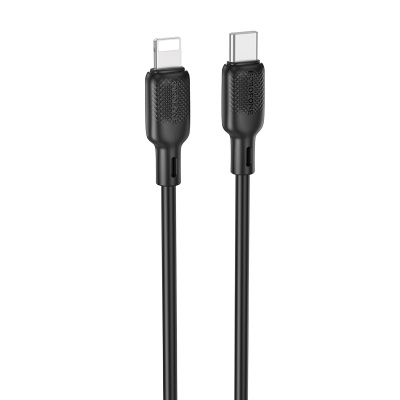 Кабель USB-C BOROFONE BX113 Lenny Type-C - Lightning, 27W, 3 м, черный