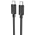 Кабель USB-C HOCO X88 Gratified Type-C - Type-C, 3A, 60W, 1 м, черный