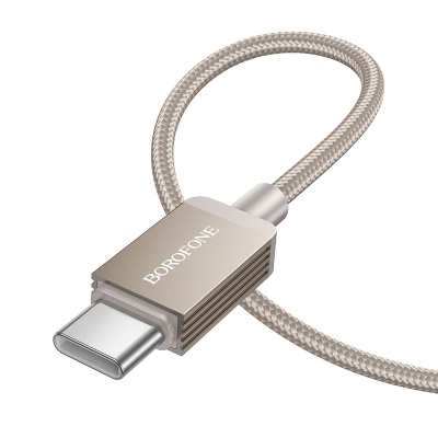 Кабель USB BOROFONE BX120 Placer USB - Type-C, 3A, 1 м, золотой