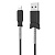 Кабель USB HOCO X24 Pisces USB - Lightning, 2.4А, 1 м, черный