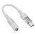 Переходник/Адаптер HOCO LS37 Spirit Type-C (m) - Jack 3,5 (f), 15 см, серый