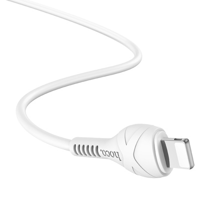 Кабель USB HOCO X37 Cool USB - Lightning, 2.4А, 1 м, белый