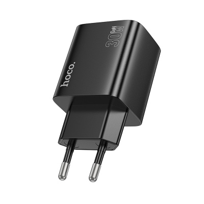 Сетевое зарядное устройство HOCO N56 Fundador 2xUSB + 2xUSB-C, 3A, 30W, черный