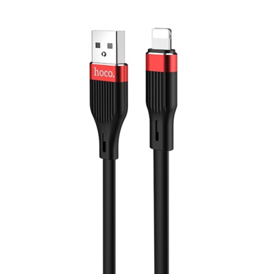 Кабель USB HOCO U72 Forest USB - Lightning, 2.4А, 1.2 м, черный