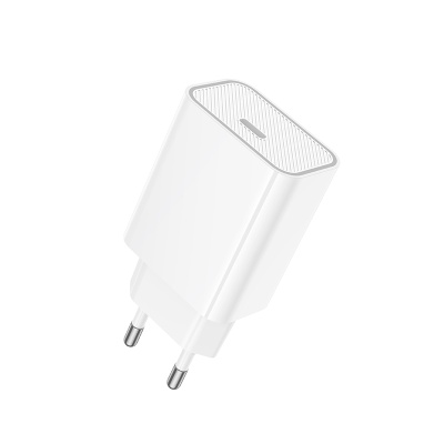Сетевое зарядное устройство HOCO C143A Benefit 1xUSB-C, 20W, белый
