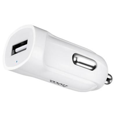 Автомобильное зарядное устройство HOCO Z2, 1xUSB с Кабелем USB - Micro, 1.5A, белый