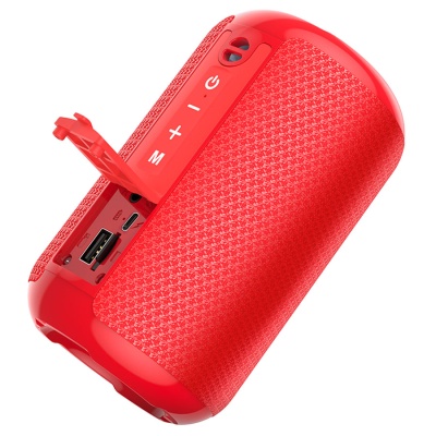 Портативная колонка HOCO HC1 Trendy, Bluetooth, красный