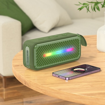 Портативная колонка BOROFONE BP20 Joy, Bluetooth 5.3, зеленый