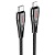Кабель USB-C HOCO U133 Monte Type-C - Lightning, 27W, 1.2 м, черный