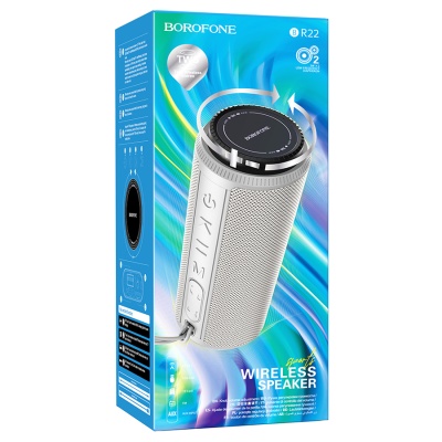 Портативная колонка BOROFONE BR22 sports, Bluetooth, серый