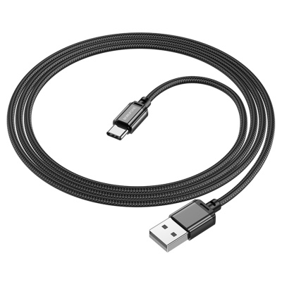 Кабель USB BOROFONE BX87 Sharp USB - Type-C, 3A, 1 м, черный