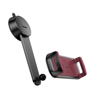 Автомобильный держатель HOCO H68 Gamble , зажимной, на приборную панель, черный+красный