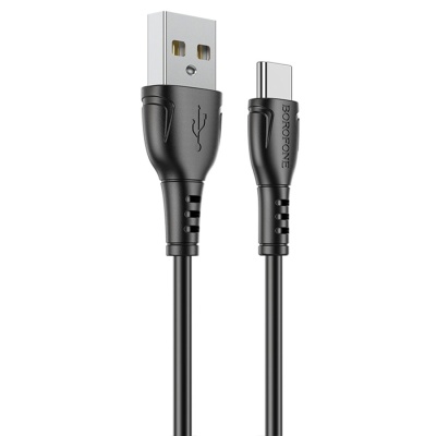 Кабель USB BOROFONE BX51 Triumph USB - Type-C, 3A, 1 м, черный