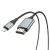 Видеокабель HOCO UA15 4K HDMI (m) - Lightning (m), 3.3V/500mA, 2 м, серый металлик
