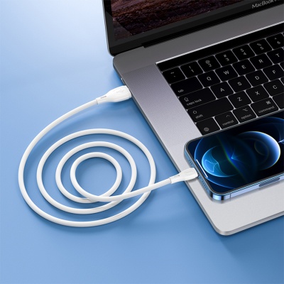 Кабель USB HOCO X61 Ultimate USB - Lightning, 2.4А, 1 м, белый