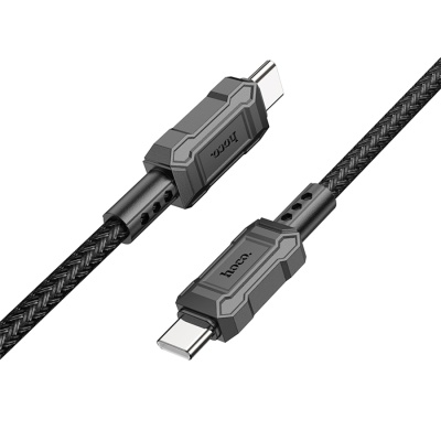 Кабель USB-C HOCO X94 Leader Type-C - Type-C, 3A, 60W, 1 м, черный