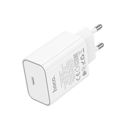 Сетевое зарядное устройство HOCO C143A Benefit 1xUSB-C, 20W, белый