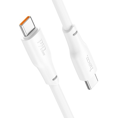 Кабель USB-C HOCO X93 Force Type-C - Type-C, 5A, 240W, 2 м, белый