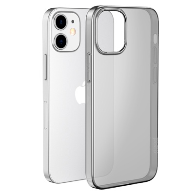 Чехол HOCO TPU Light Series для iPhone 12 Mini 5.4", темно-прозрачный