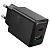 Сетевое зарядное устройство HOCO N71 Nuevo 1xUSB + 1xUSB-C, 3A, 30W, черный