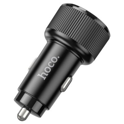 Автомобильное зарядное устройство HOCO NZ14B Guerrero, 2xUSB-C, 50W, черный