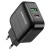 Сетевое зарядное устройство BOROFONE BA46A Premium 1xUSB + 1xUSB-C, 3A, 18W, черный