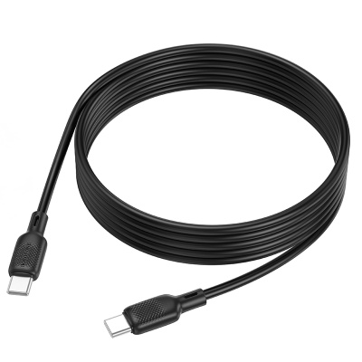 Кабель USB-C BOROFONE BX113 Lenny Type-C - Type-C, 3A, 60W, 3 м, черный