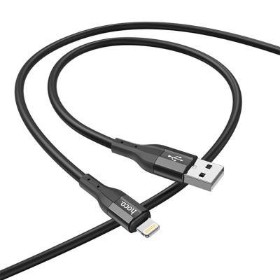 Кабель USB HOCO X72 Creator USB - Lightning, 2.4А, 1 м, черный