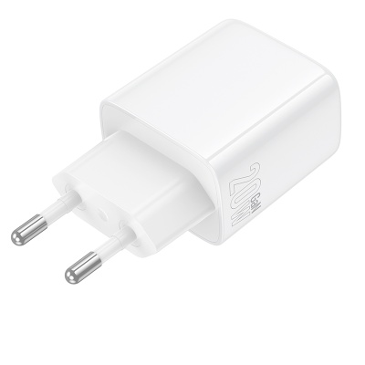 Сетевое зарядное устройство BOROFONE BN27 Fuente 1xUSB + 1xUSB-C, 3A, 20W, белый