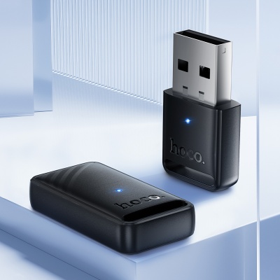 Переходник/Адаптер HOCO UA42 USB (m) - Bluetooth 5.4, черный