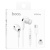 Проводные наушники HOCO M101 Pro Crystal, Type-C, 1.2 м, белый